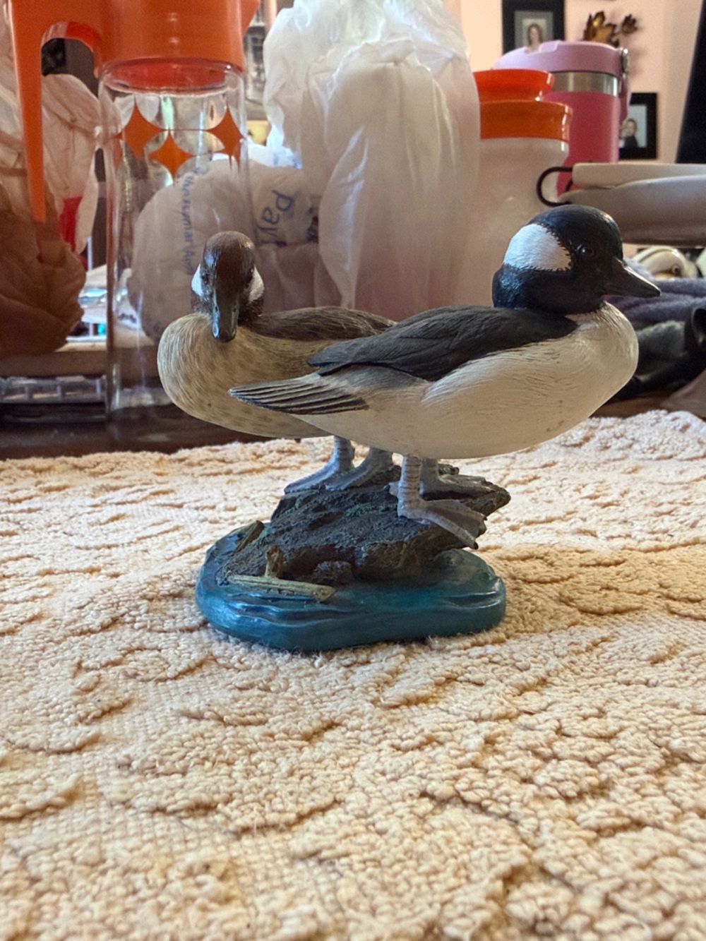 Decorative Bufflehead Ducks Figurine